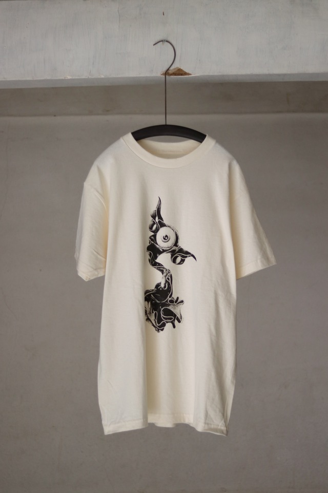 「山の耳 x SHUNSUKE」 Tee  (Cream)　