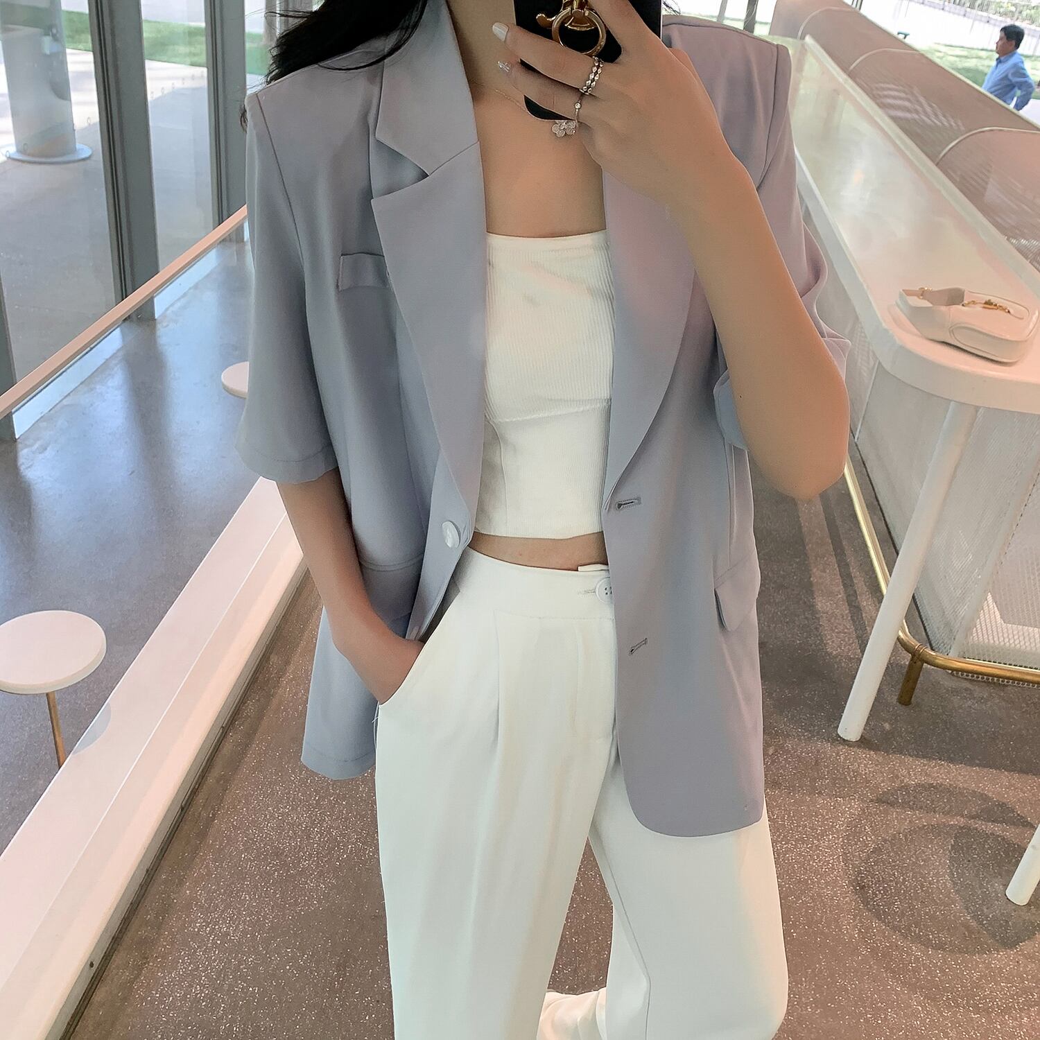 ルーズスリーブジャケット 6Du_Shop_Women30215301281