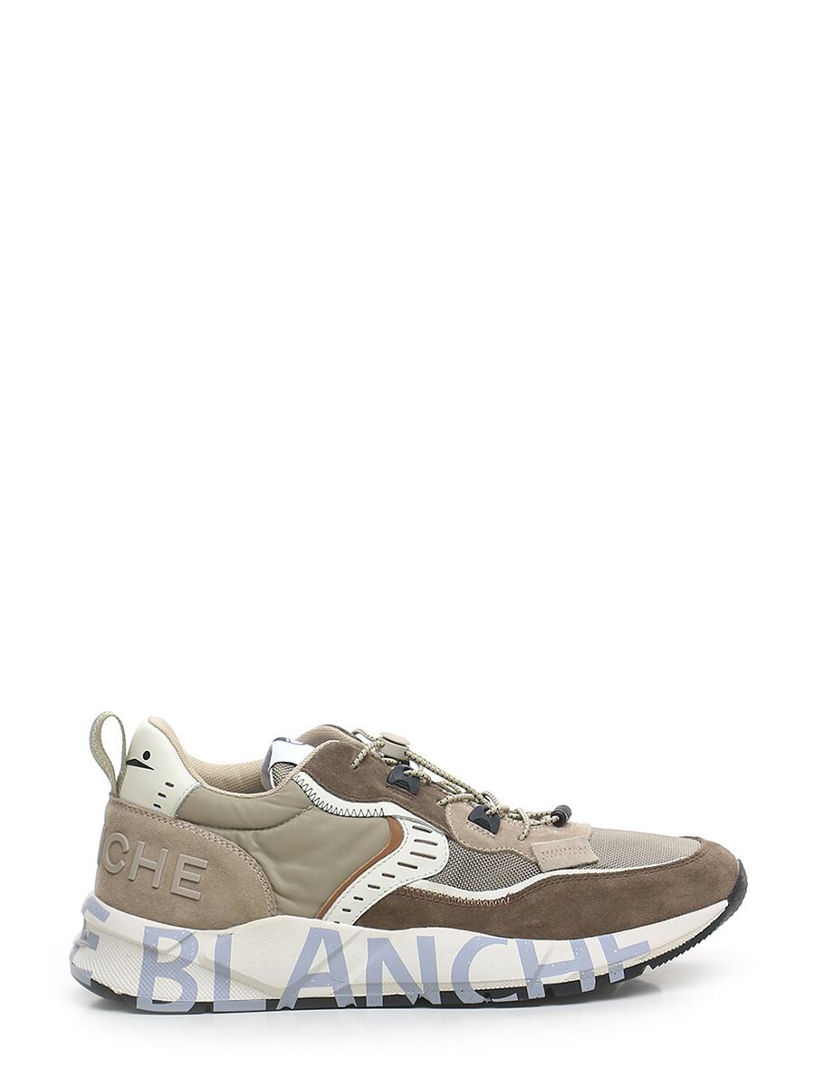 VOILE BLANCHE メンズ スニーカー レザー・スエード・ファブリック Brown/beige