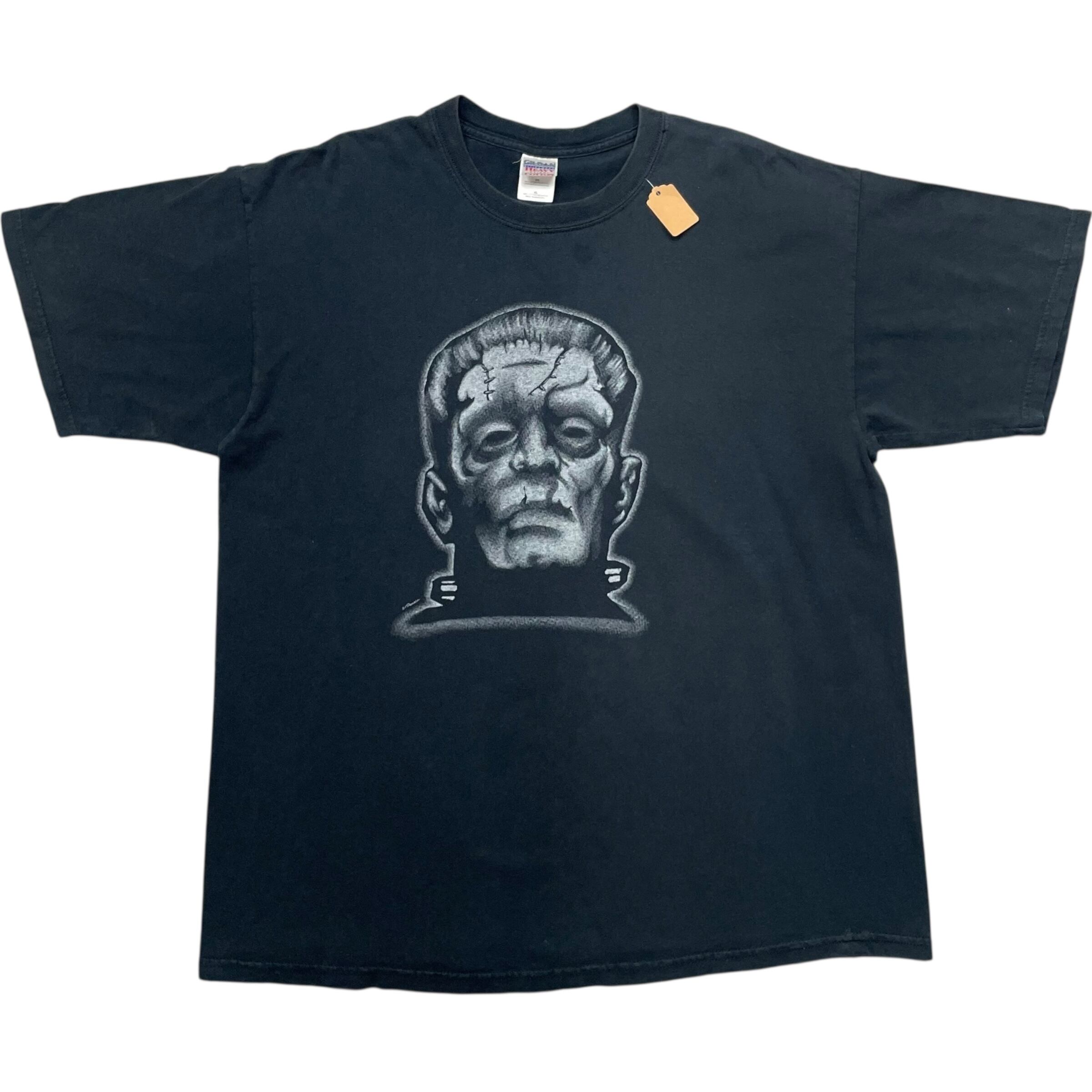 《XL》 GILDAN ギルダン Tシャツ フランケンシュタイン プリント ブラック no.8644