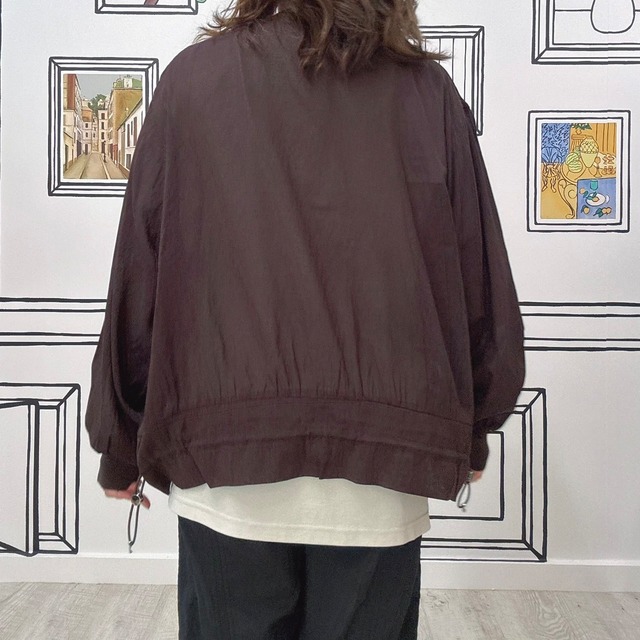 裾ドロストシアーブルゾン