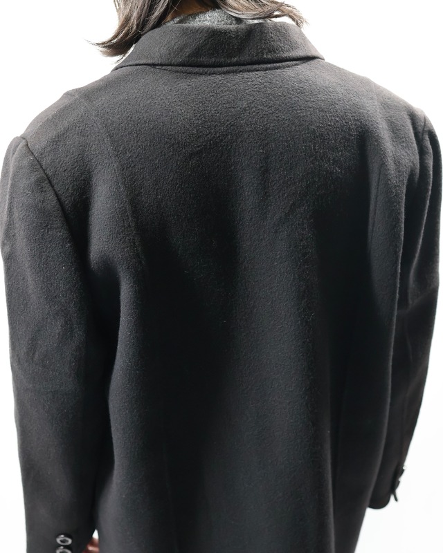 double breasted cashmere half coat