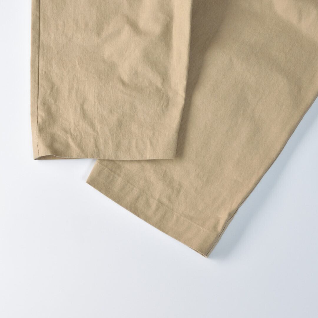 atelier naruse アトリエナルセ ヴィンテージ馬布コットンオーバーオール・ベージュ 人気のオーバーオールが再登場【送料無料】