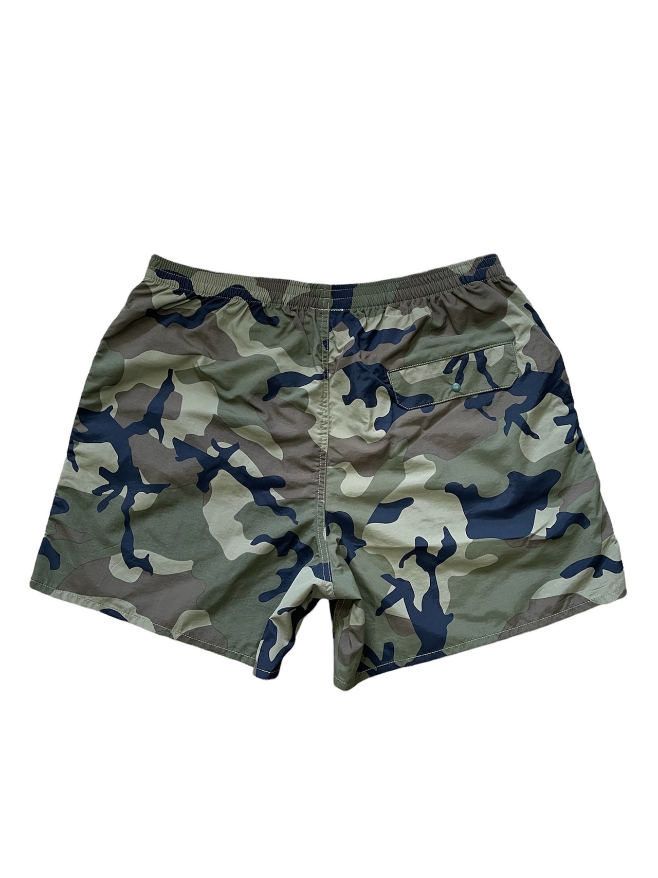 《CREED》 Box logo shorts / camouflage