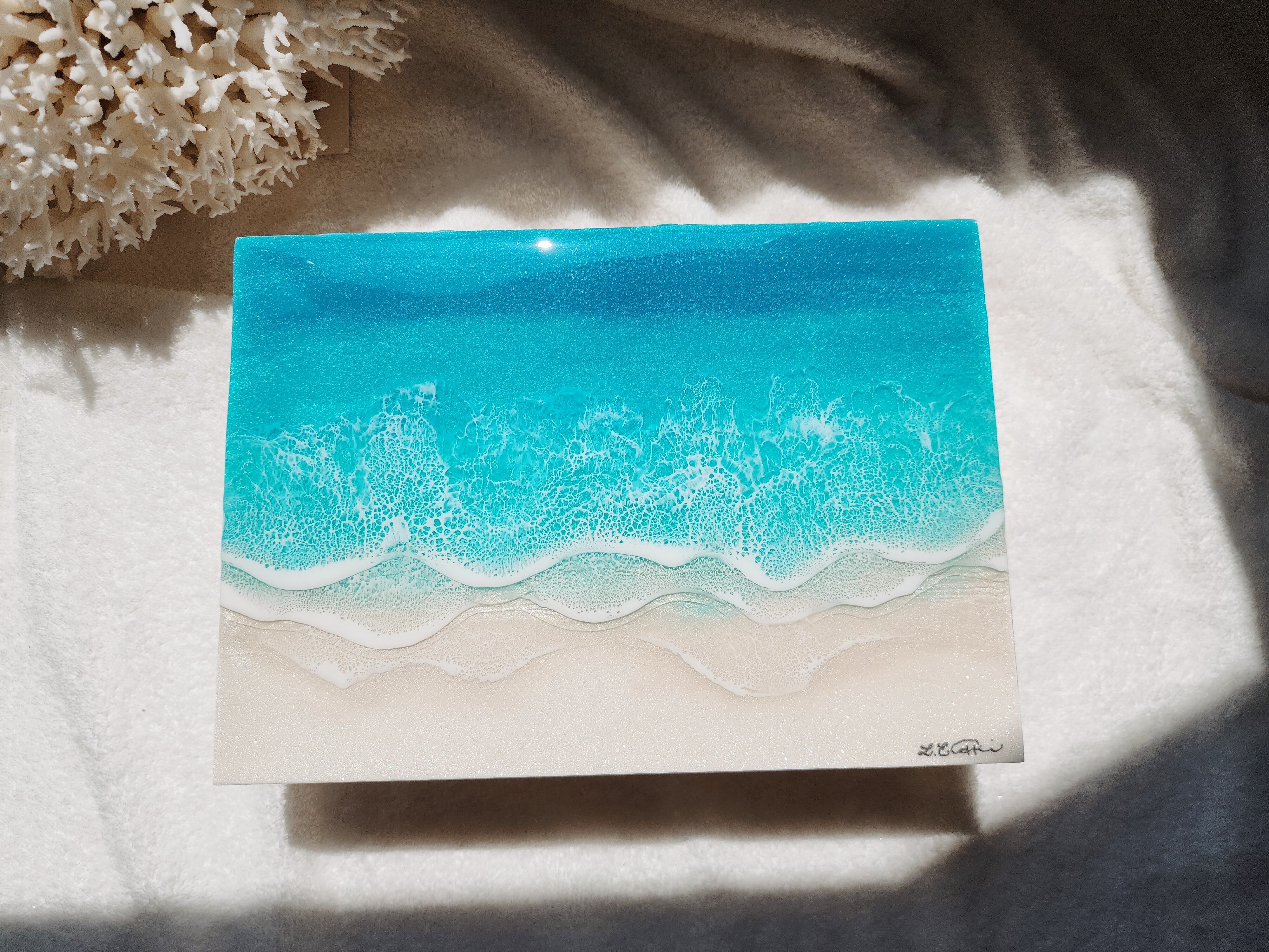 228.オーシャンレジンアート B5パネル