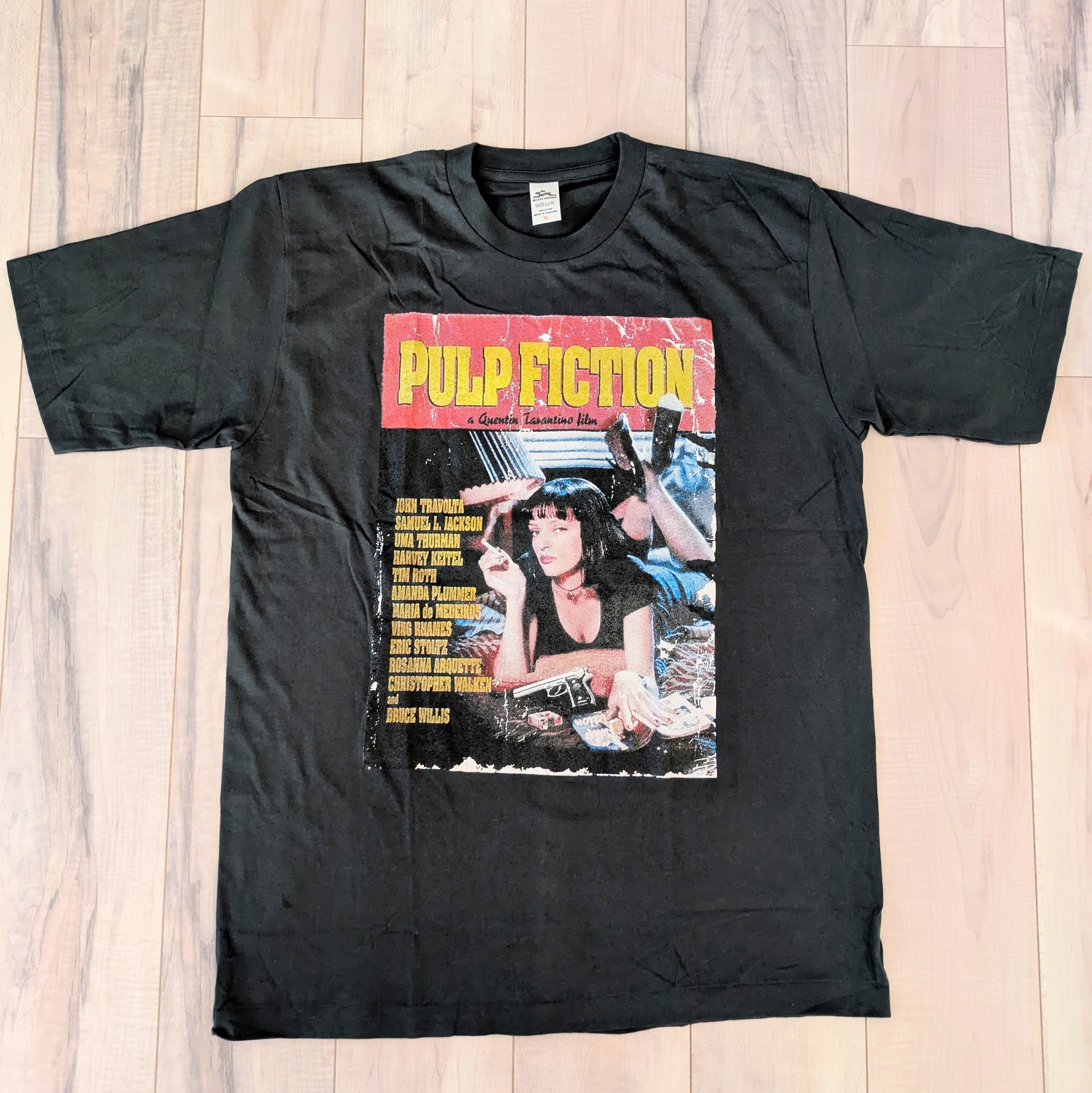 【パルプフィクション（Pulp Fiction）】映画Tシャツ/Tシャツ / ビンテージ加工〚アメリカン雑貨 アメトイ〛