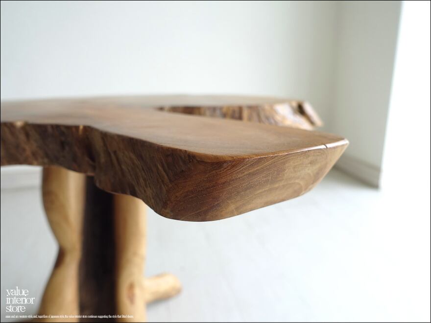 一枚板 無垢材 プリミティブサイドテーブルWS03 カフェテーブル  