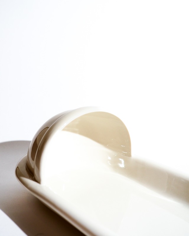 Ceramic container for a pit toilet
