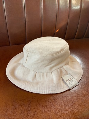 BUCKET HAT JEANS 100% organic cotton Natural