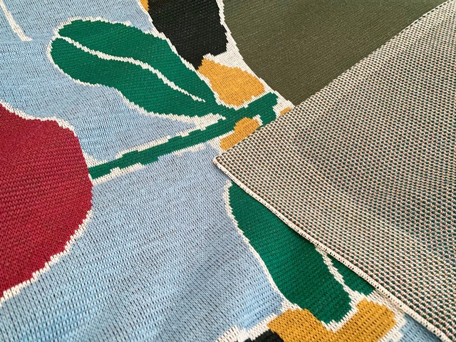 【JIN KITAMURA】北村人 KNIT BLANKET  三毛猫 ニットブランケット(120cm x 80cm)