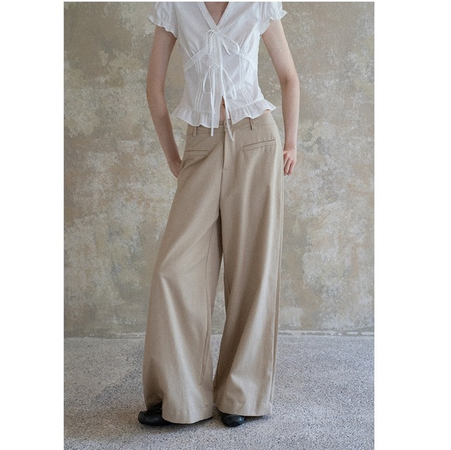 high-waisted vintage wide-leg pant<p2512>