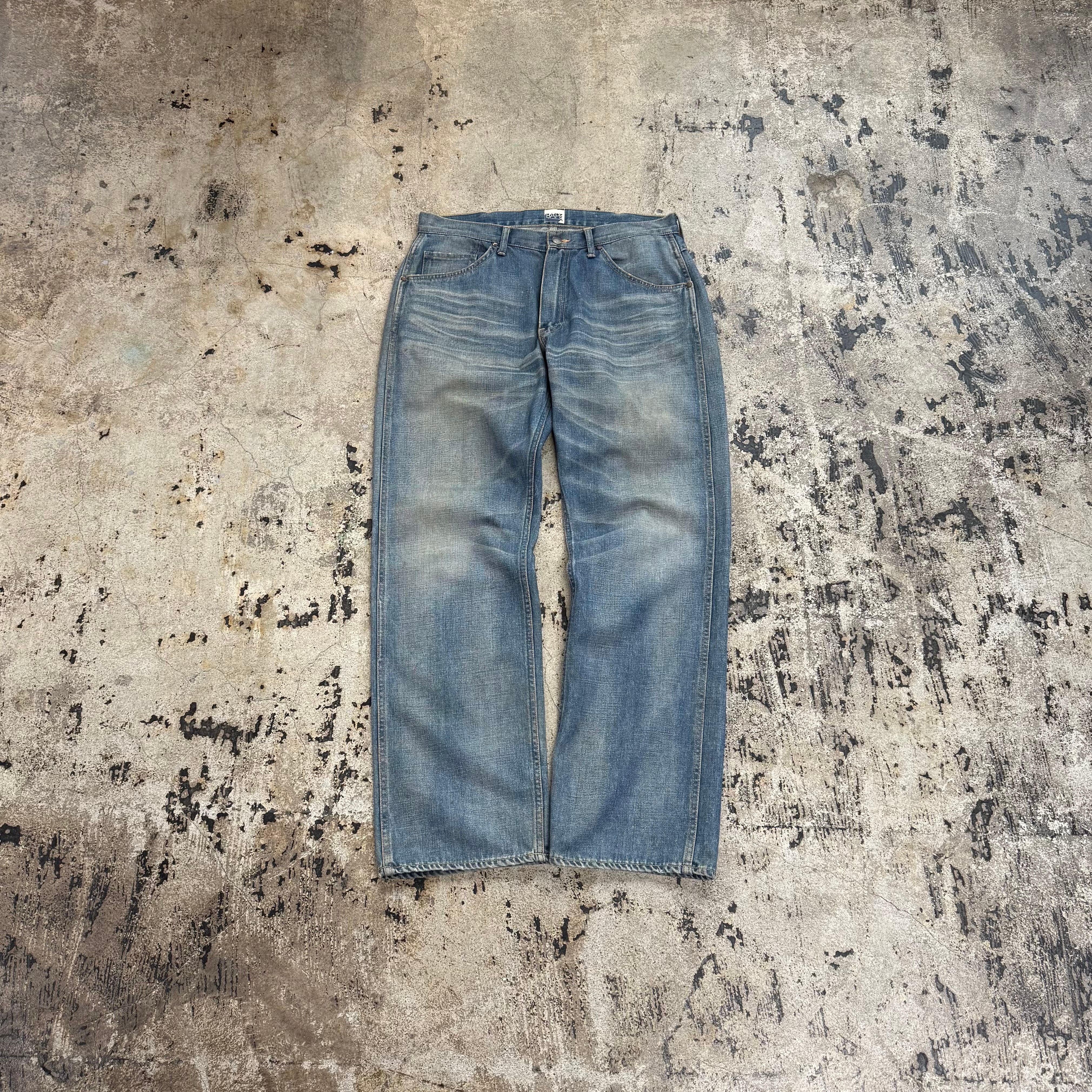00s A BATHING APE BABY MILO BACK PRINT DENIM | GALAXIES