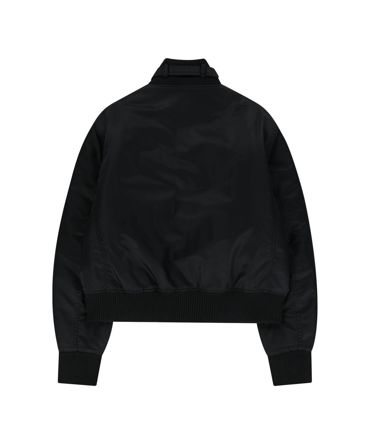 ジャケット・アウター AAKAM High-Neck Bomber Jacket (Black) ☆NCT WISH リョウ 着用！！【AAKAM】High-Neck Bomber Jacket (Black