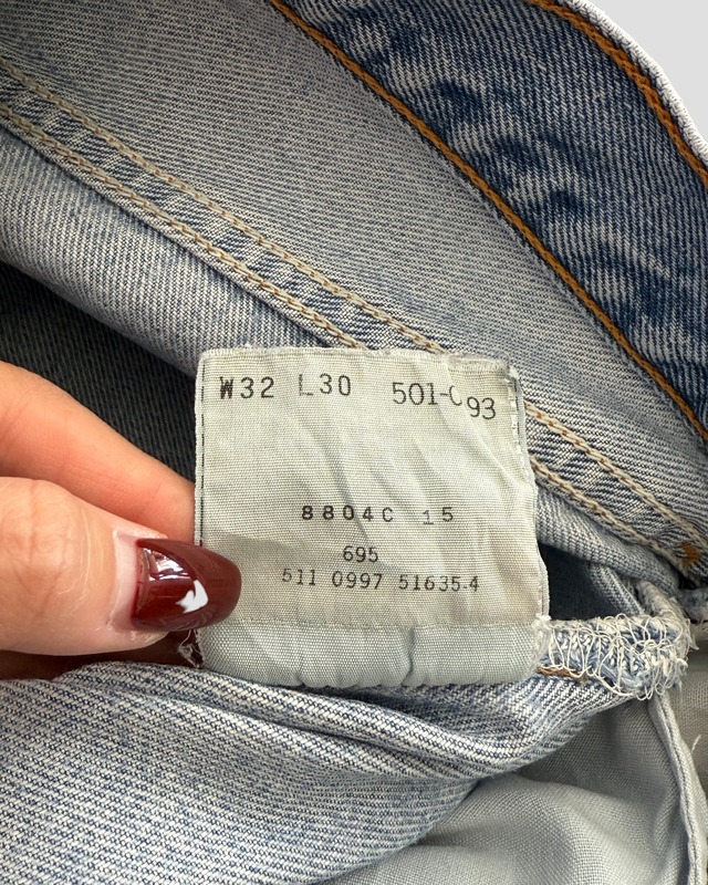 -Levis- Vintage 90s W32L30 501 Denim Pants made in USA