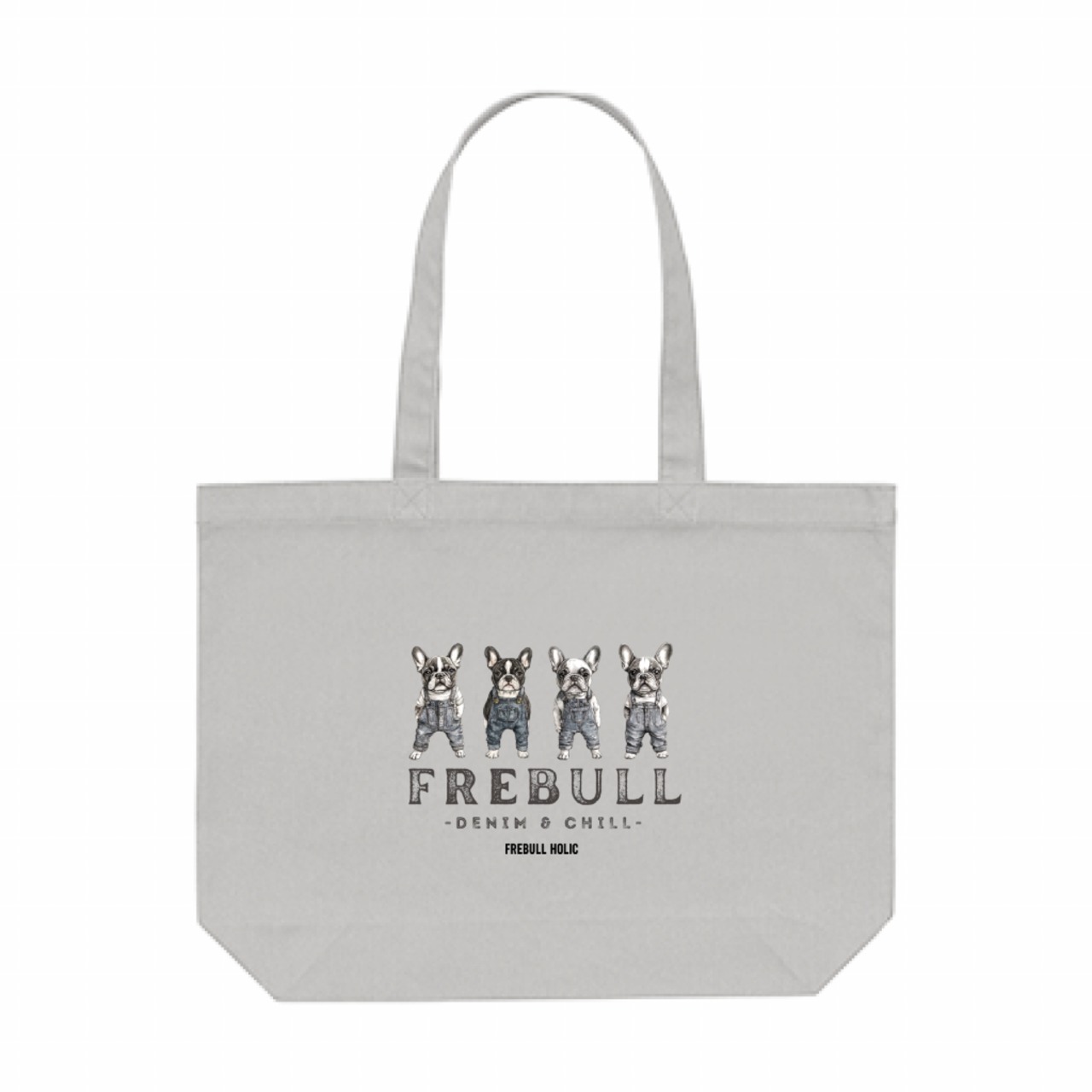 FREBULL DENIM キャンバストート ライトグレー P00500