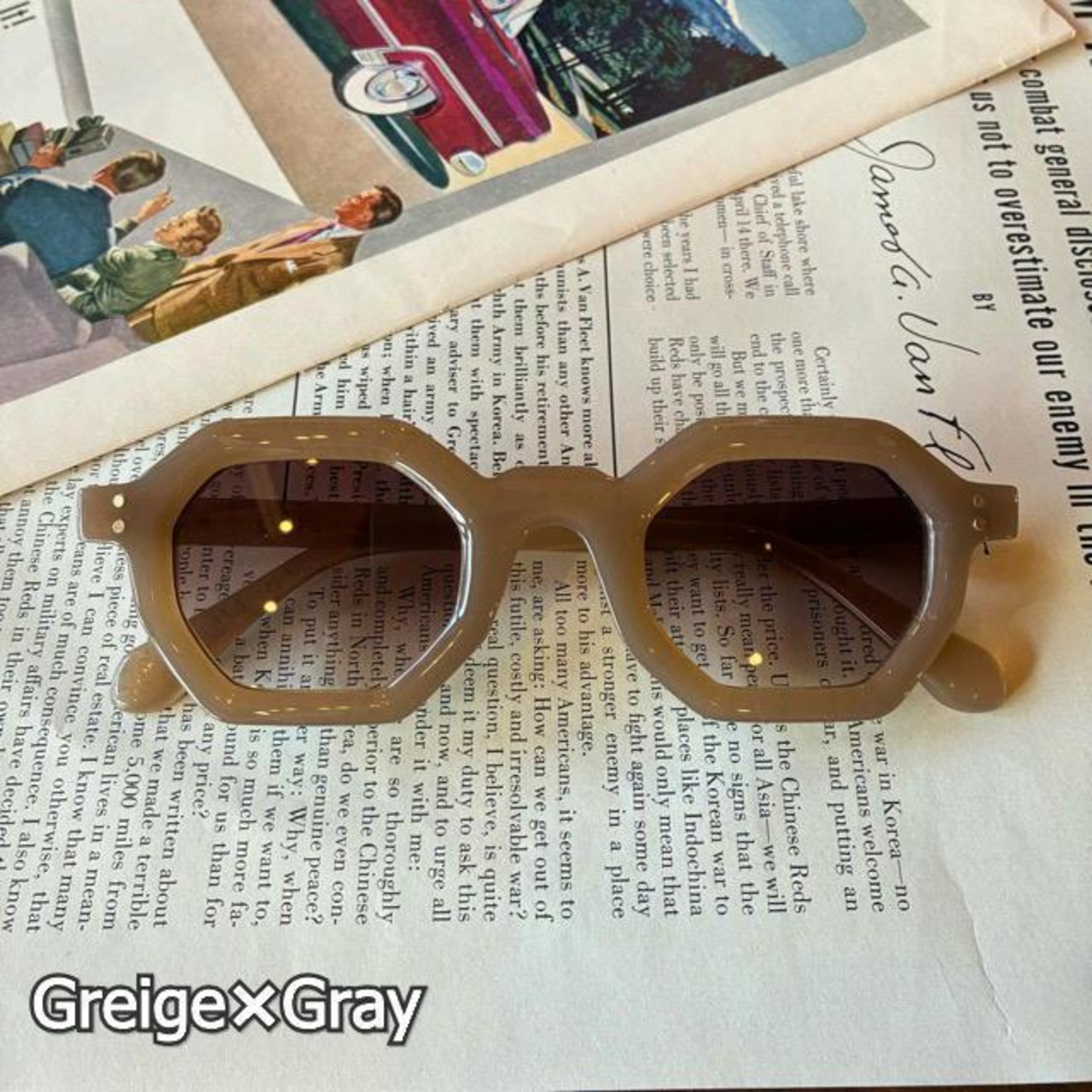 TOPANGA Accessory Octagonal Sunglasses 7 types