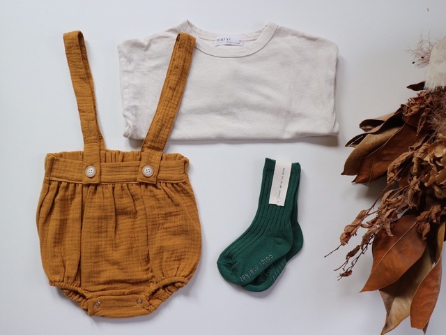 bloomers salopette《MUSTARD》　　