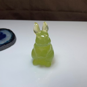 5.うさぎワールド☆カラフルフローライトうさぎさん