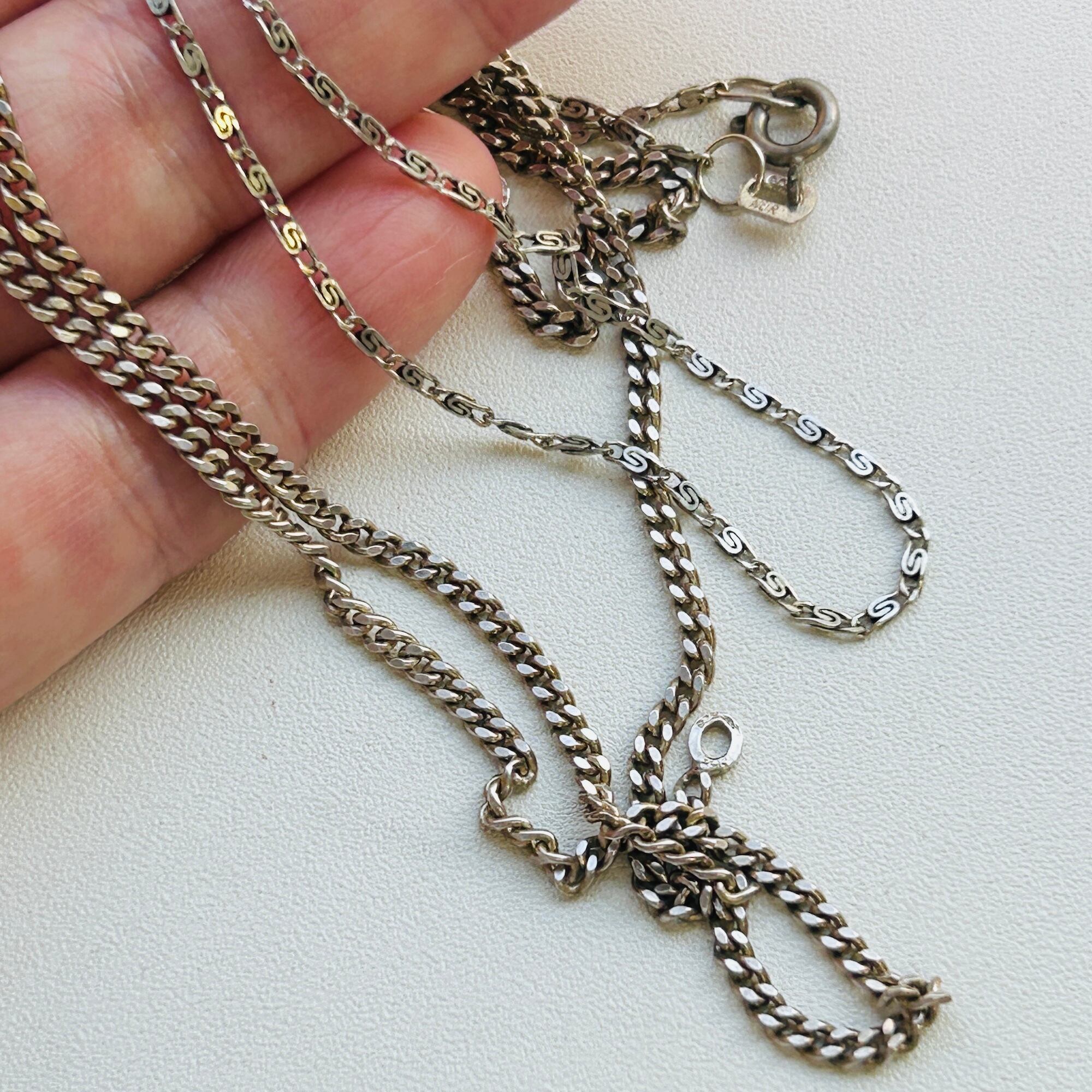 シルバー800 Greek Key チェーン（41.5cm） | Milo Antiques & Vintage