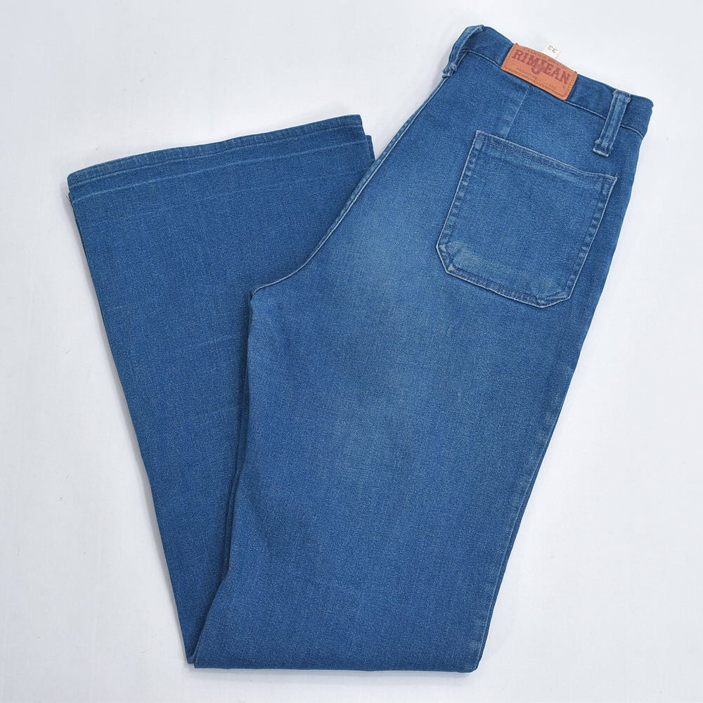 ロングレングスデニム グレー フレアデニム ベルボトム W30 デニム