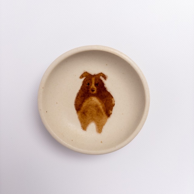 Small plate -Dog-