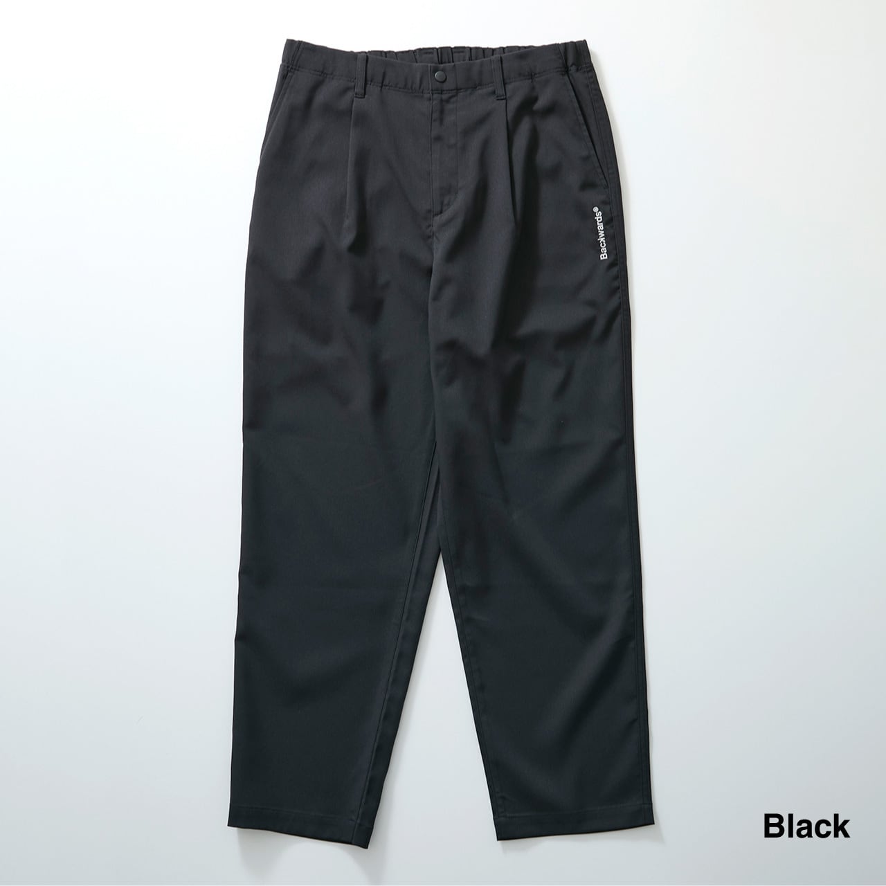 JBA ブラックパンツ ウエスト85cm Nature-tech 1P Wide Tapered Trouser_611-60016 | Backwards | ゴルフ