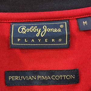 【Bobby Jones】ハーフジップ スウェット 無地 ゴルフ ボビージョーンズ ラグラン ペルヴィアンピマ M US古着