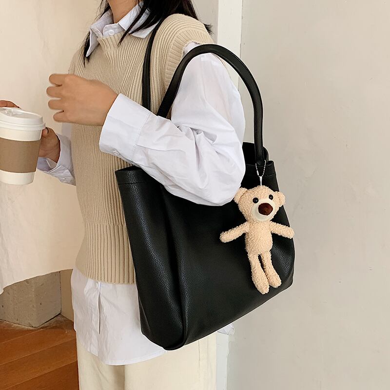 秋冬大容量バッグレディースバッグ2020新しい流行のファッションショルダーバッグネットレッドテクスチャーポータブルトートバッグオールマッチ Tiancai_Wing_Bag45702877319