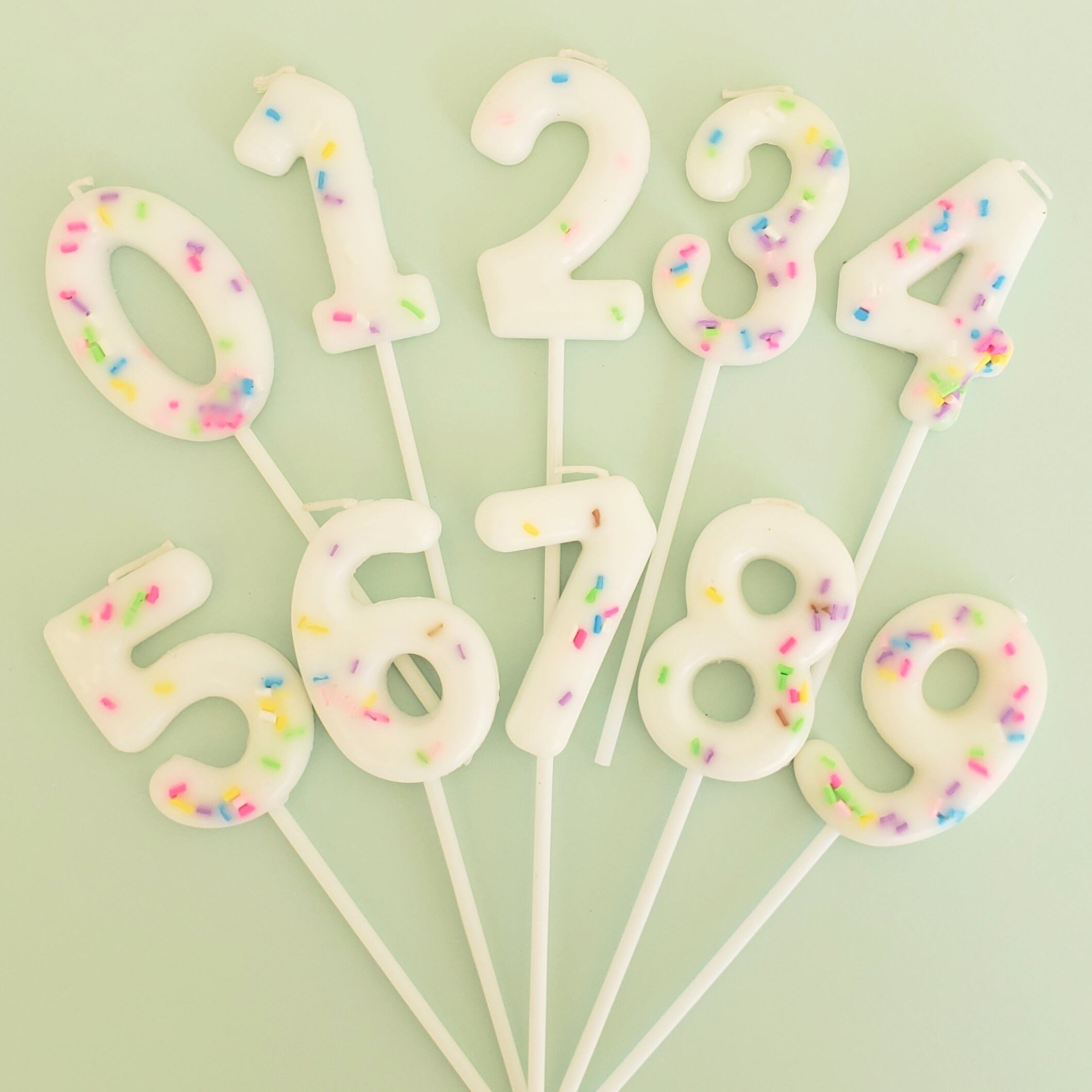 カラフルナンバーキャンドル | Party Dog