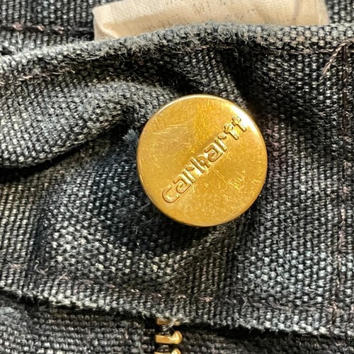 USA製 ブラック ダブルニー Carhartt B01 BLK 38×30 詳細写真10