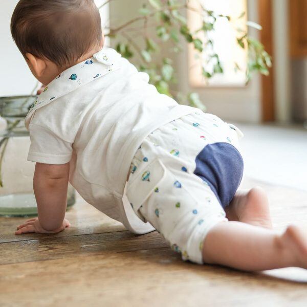 Haruulala　出産祝いギフトセット　スタイ+ショートパンツ　自由飛行