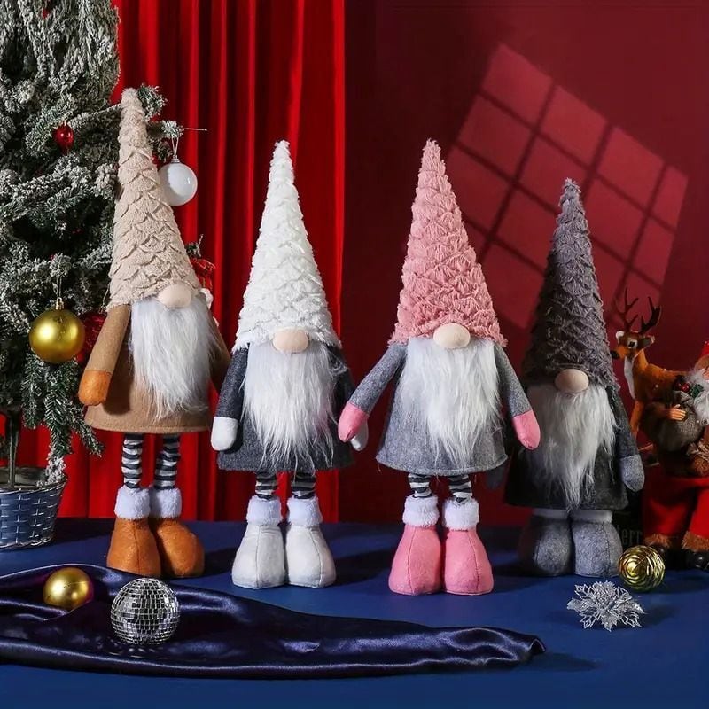 クリスマスデコレーション クリスマスノーム 伸縮性のある 人形