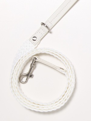予約【orolo】rolo weaving leash (White)