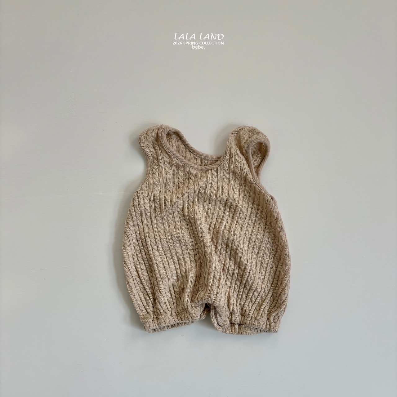 LALALAND 26/SS (Baby)Knit overalls