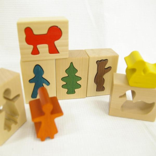 はめ絵 デコア 積み木 デコア社 木製玩具 木製 パズル はめこ 木のおもちゃ デコア はめ絵 （大）14ピース はめ絵 木のおもちゃ 知育玩具