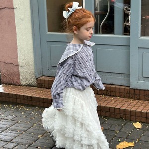 秋レトロビッグカラーシャツ