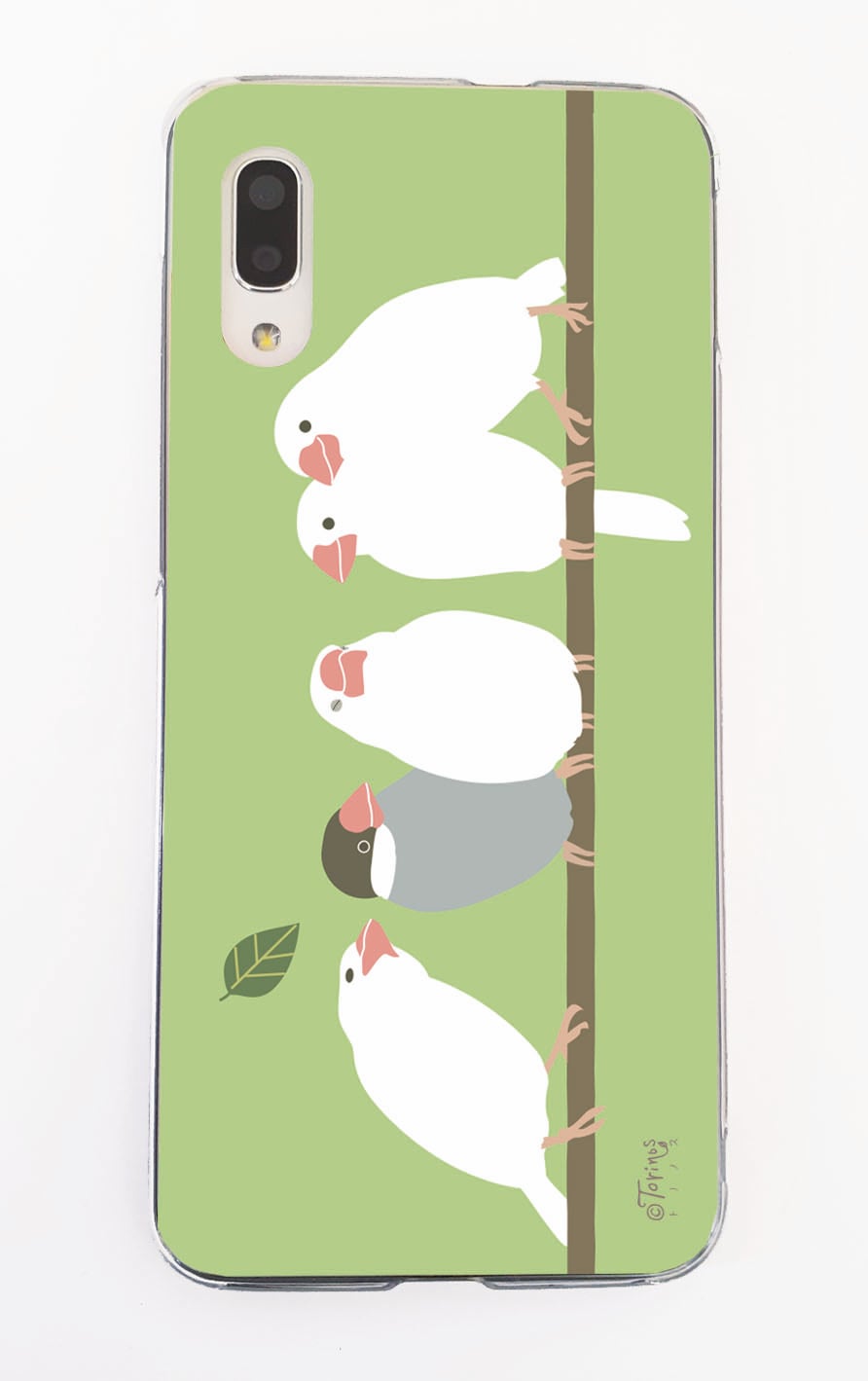 TORINOS 297種対応　スマホケース　（対応専用ケース、カメラホール付）　文鳥　iphone12, Galaxy Note20 Ultra 5G,Google Pixel 5, Xperia 5 II SO-52Aにも対応