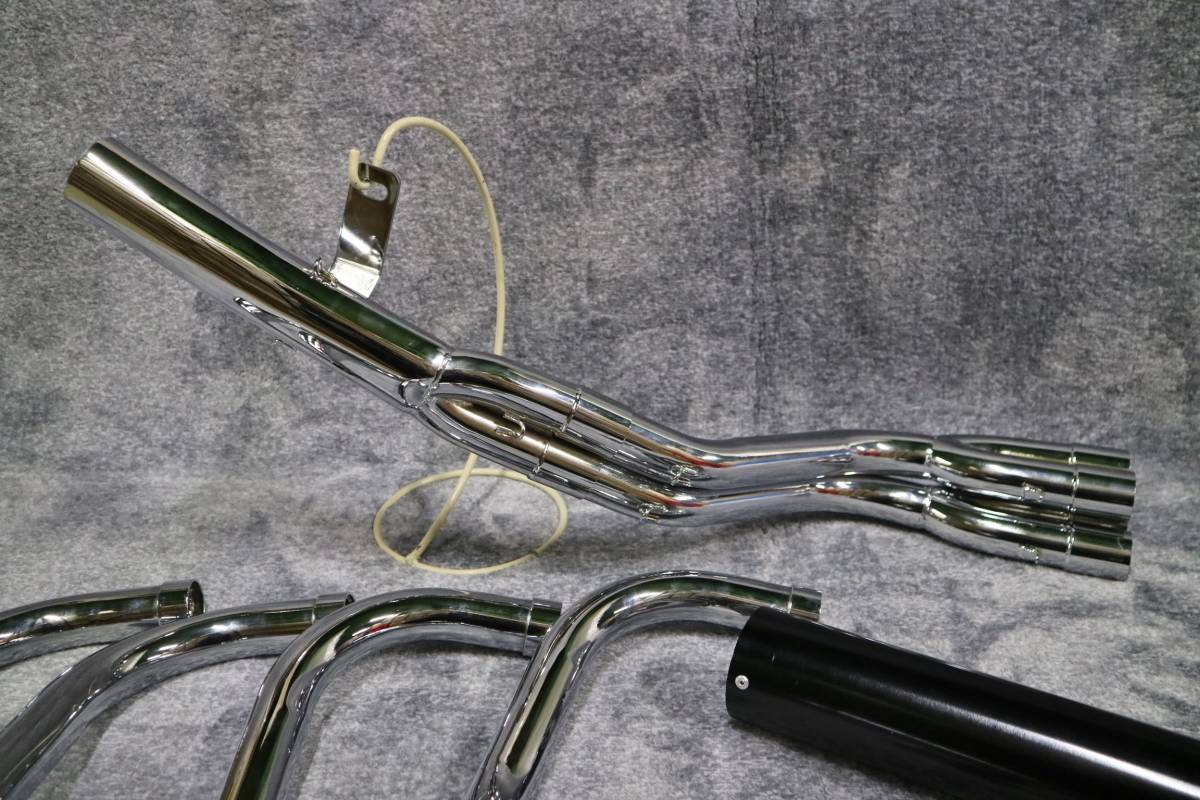 アキヤン マフラー ゼファーχ 6分割 メッキ アウターエンデ/50.8π 