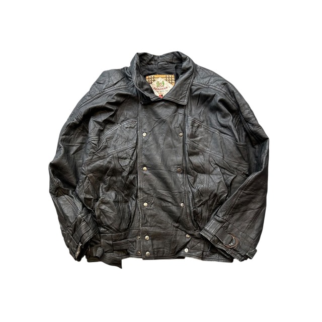 【古着】SAVANNAH Leather Jacket （Black）