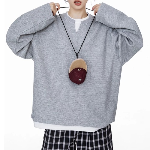 3色／フェイクレイヤードトップス ・20098