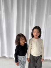 韓国子供服 / PEPPER / 26Autumn / ピンタックアイレットT / 秋服 *XS~XL *