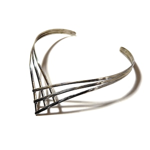 Vintage modernist silver 925 choker