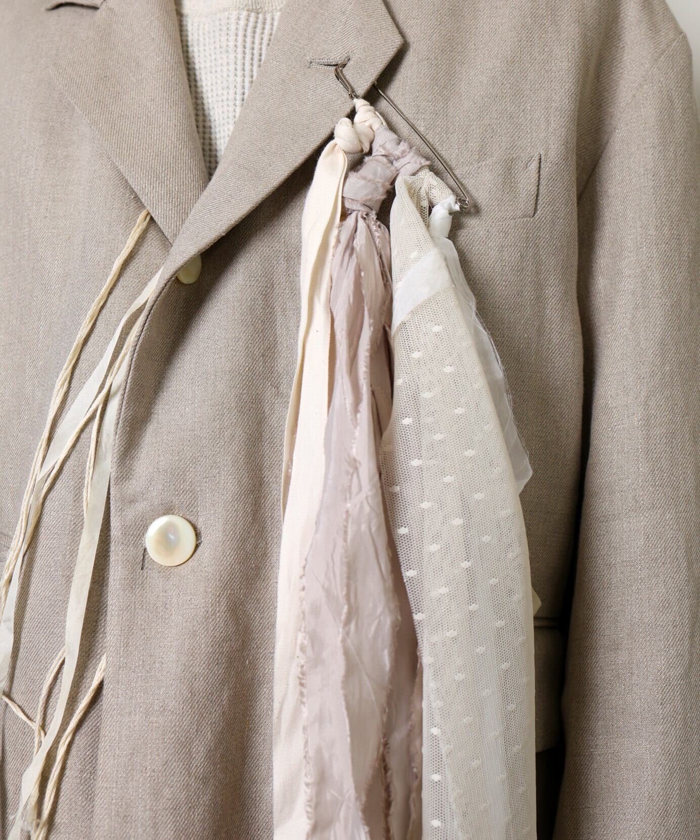 Midorikawa / MID26SS-JK05 LINEN JACKET (IVORY) | AfterSchool