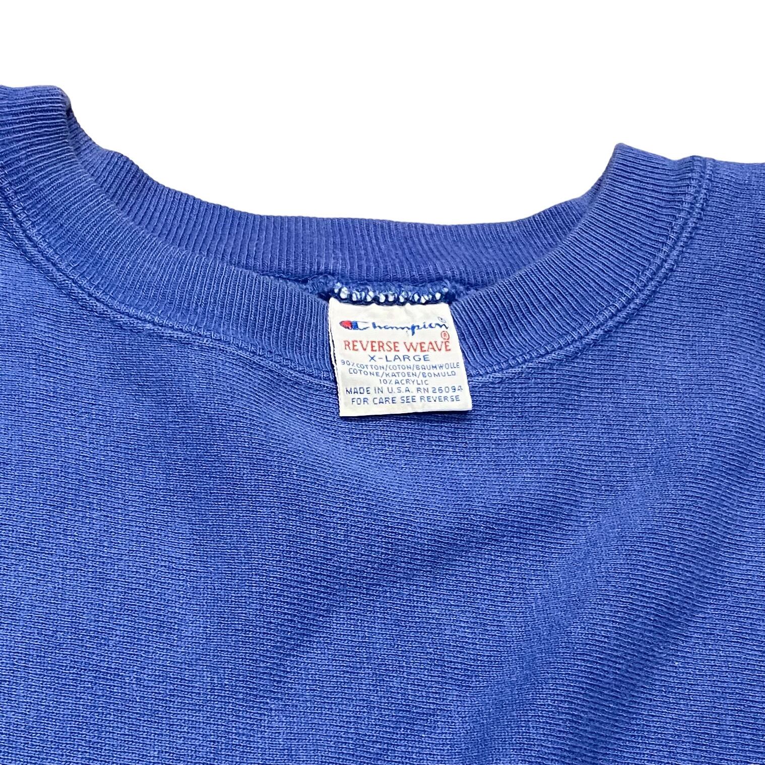 90's Champion Reverse Weave Sweat 目付き 無地 XL / チャンピオン