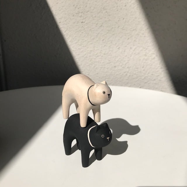 polepole（ポレポレ）ぽれぽれ動物 クロネコ | ihana design(イハナ