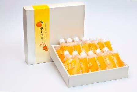 愛媛県産柑橘を使用した 飲むゼリー12個ギフト | ワッフルアトリエ ムエル