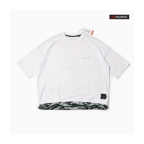 MMA23-43 MMA POLATEC®︎ Relax Pocket Tee ( white )