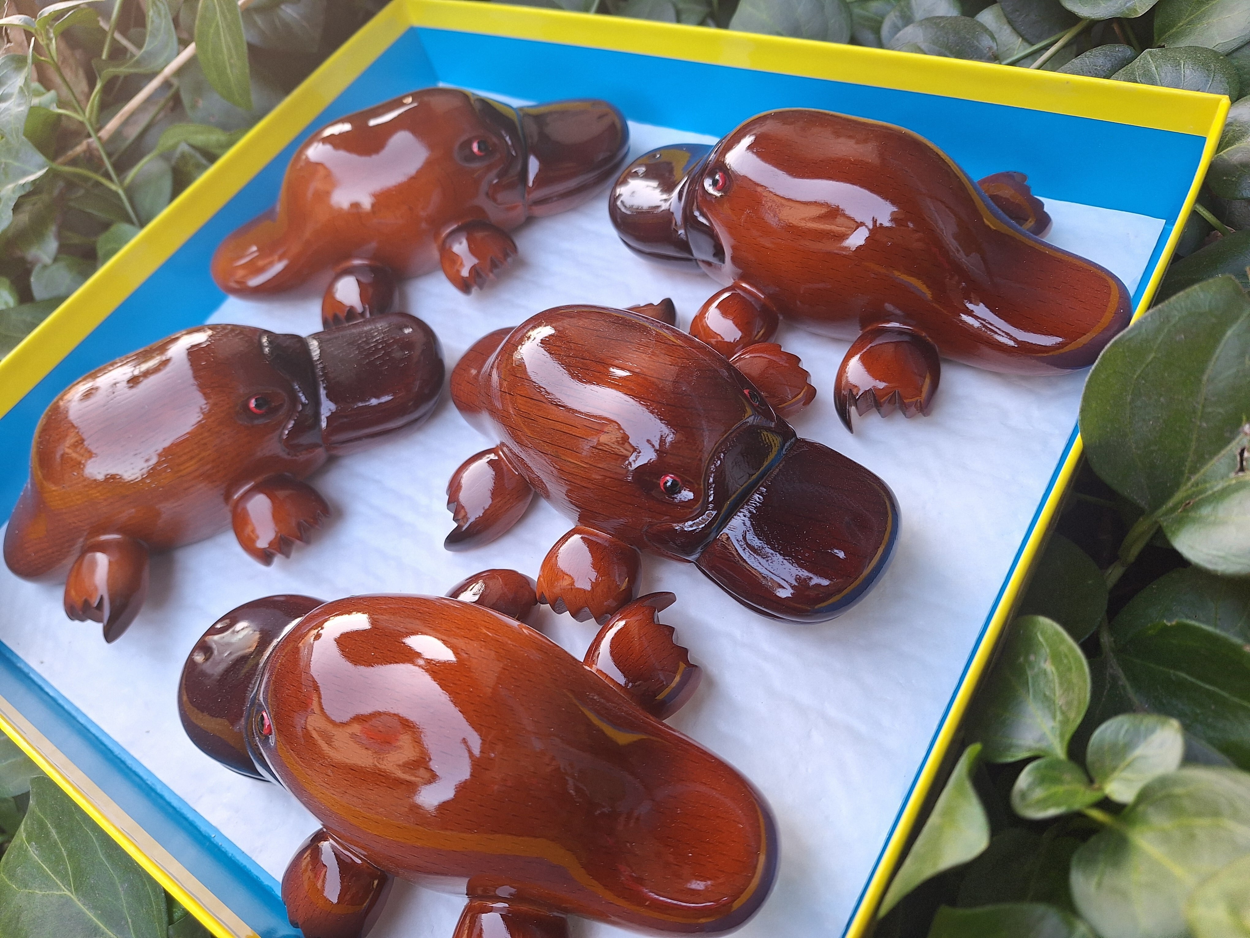 カモノハシ platypus | 工房西岡 woodcraft animals