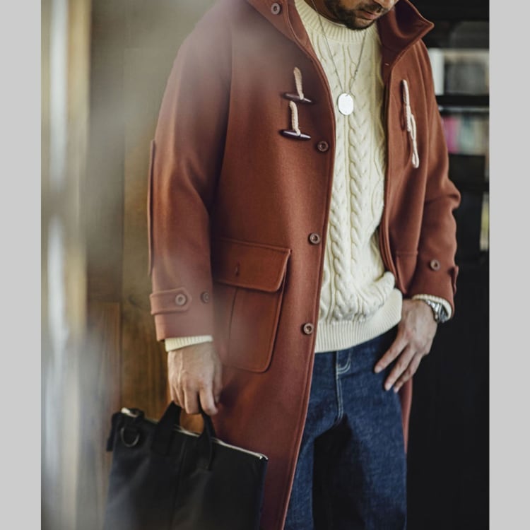 ミドル丈 ダッフルコート 2色 G00185