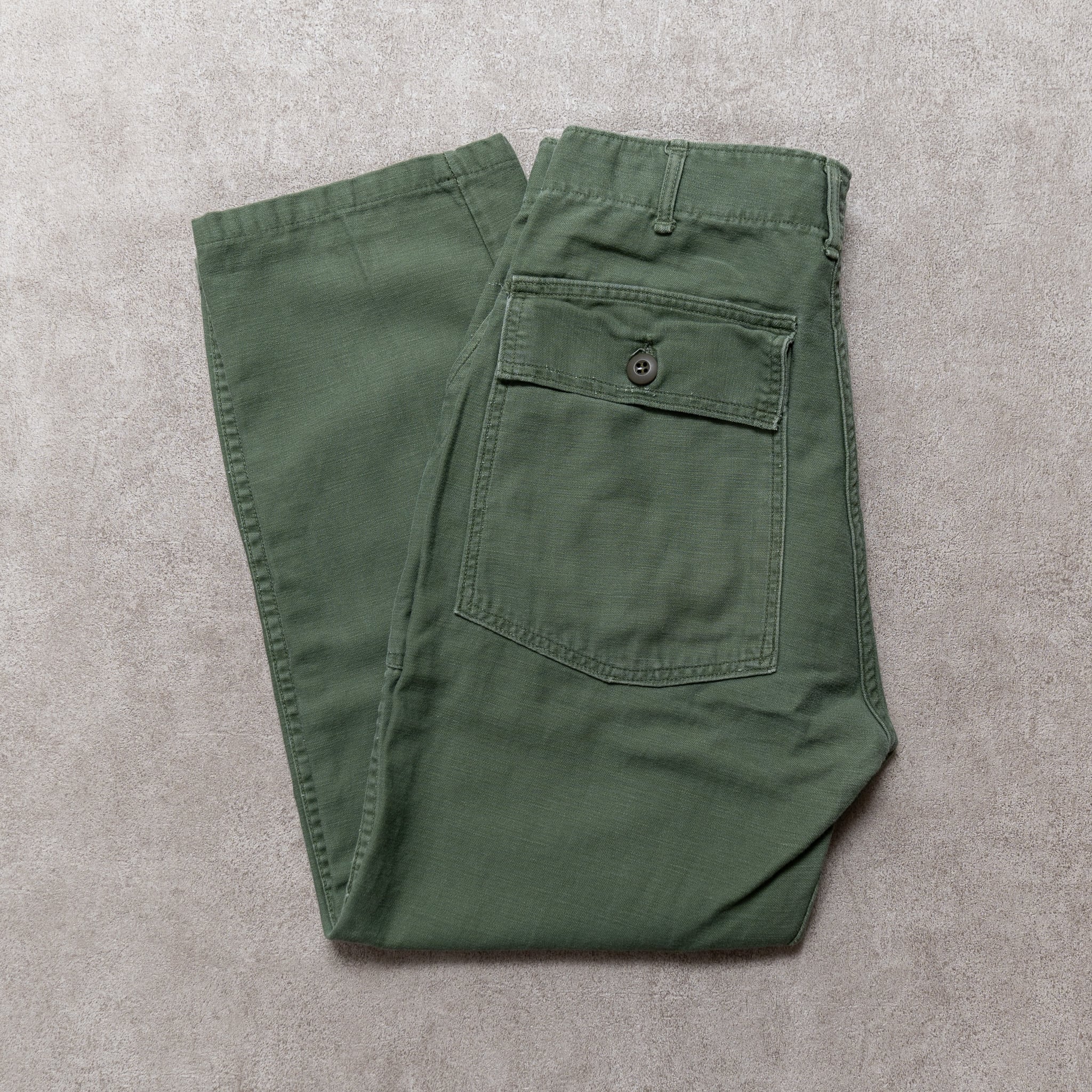 32×33】U.S.Army Utility Trousers OG-107 実物 米軍 ベイカーパンツ